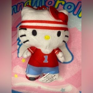 NEW BASKETBALL KITTY PLUSH DANGLER